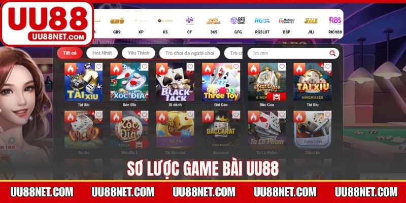 Sơ lược game bài UU88