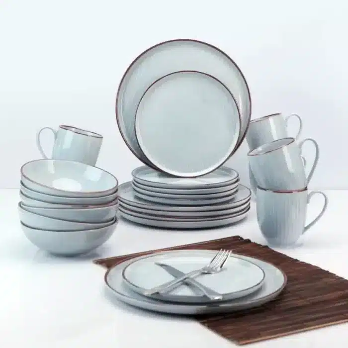 Ceramic Porcelain Tableware Radiance Blue jpg