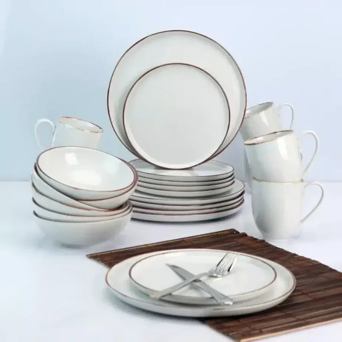 Ceramic Porcelain Tableware Radiance White jpg