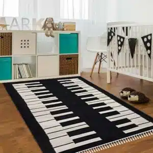 Piano Handwoven Modern Area Rug for Bed Room-Living Room-Dining Room-Kitchen 2