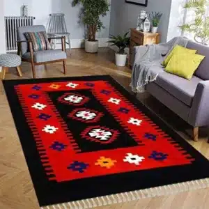 Plush Traditional Handmade Area Rug for Bed-Room-Living-Room-Dining-Room-Kitchen 2